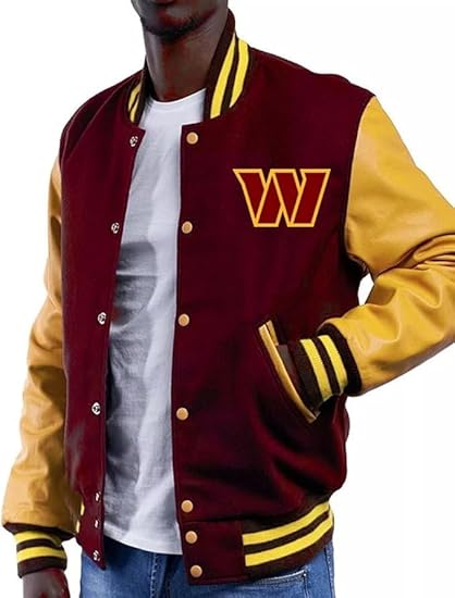 American Football Club Washington W.C Wool Varsity Jacket